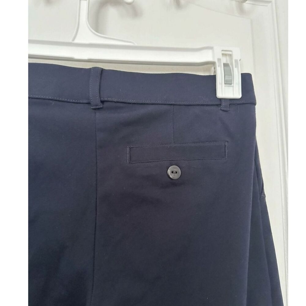 HUE Ponte Knit Pull On Leggings in Dark Navy Size M Career Wear - Picture 7 of 7